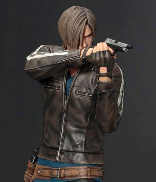 Leon Kennedy Resident Evil Vendetta Leather Jacket