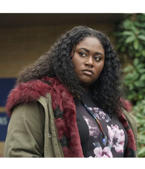 Peacemaker Danielle Brooks Cotton Green Parka - Image 6