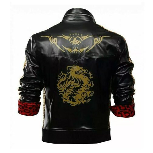 Leslie Kyle Final Fantasy VII Remake Leather Jacket - Image 3