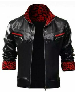 Leslie Kyle Final Fantasy VII Remake Leather Jacket