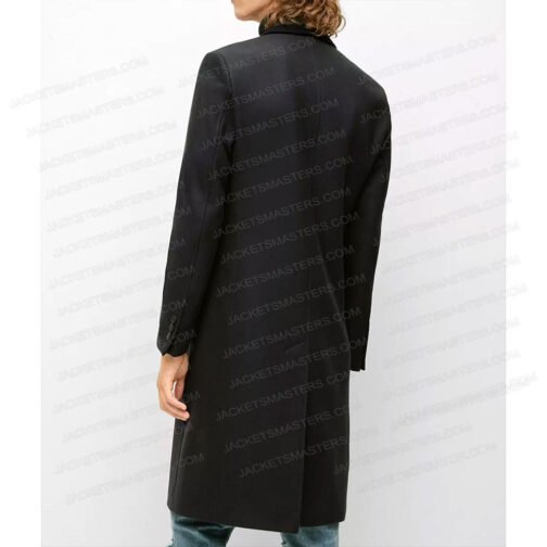 Interview with the Vampire Sam Reid Black Wool Coat - Image 3