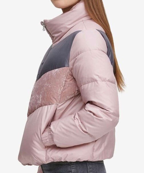 Let It Snow Odeya Rush Puffer Pink Jacket - Image 5