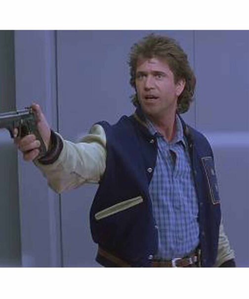 Mel Gibson Lethal Weapon 2 Varsity Jacket - Image 6