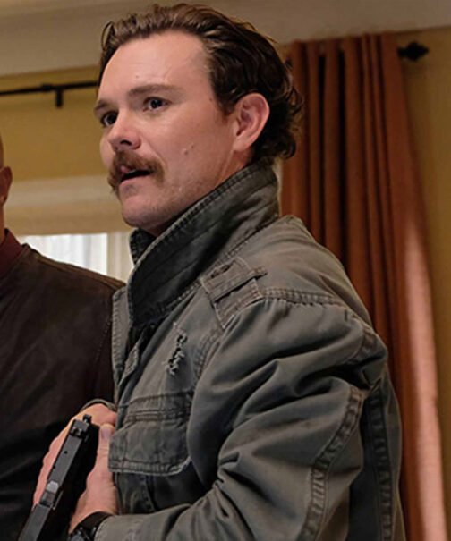 Clayne Crawford Lethal Weapon Green/Grey Jacket - Image 7