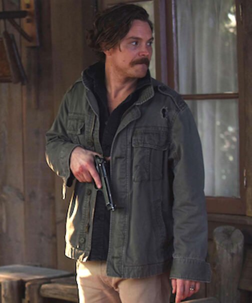 Clayne Crawford Lethal Weapon Green/Grey Jacket - Image 6