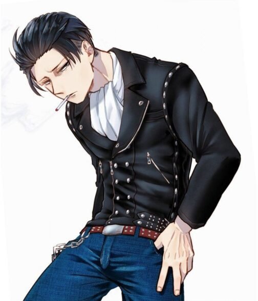 Levi Ackerman Attack on Titan Black Leather Biker Jacket - Image 3