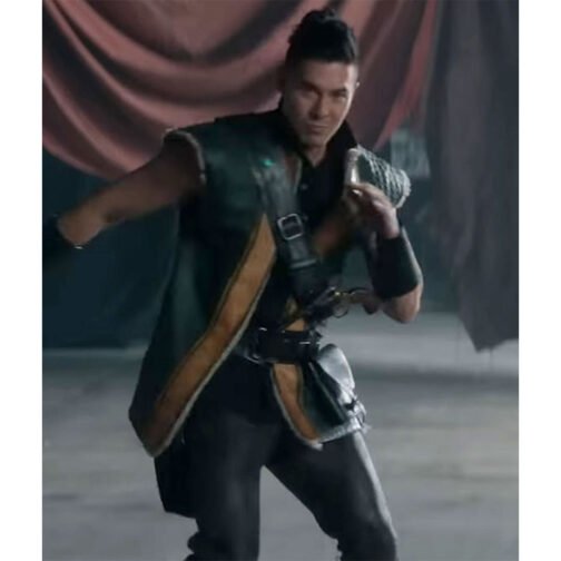 Lewis Tan Shadow & Bone Leather Vest - Image 2