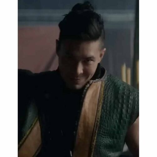 Lewis Tan Shadow & Bone Leather Vest - Image 3