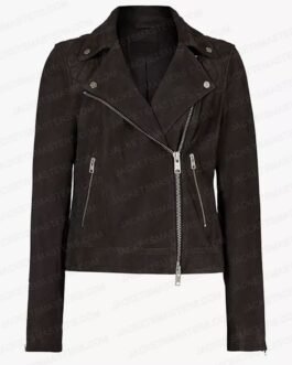Sofia Pernas Blood & Treasure Black Suede Jacket