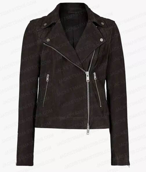 Sofia Pernas Blood & Treasure Black Suede Jacket