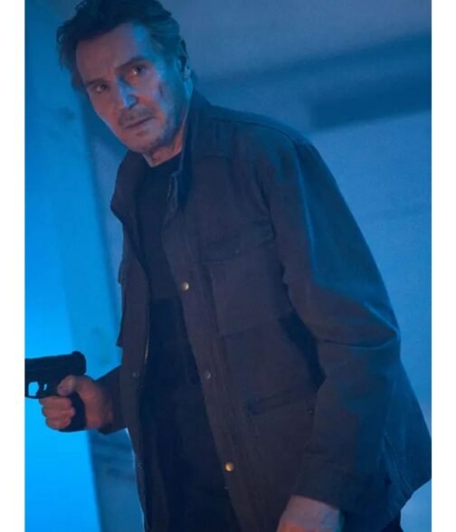 Blacklight Liam Neeson Grey Jacket