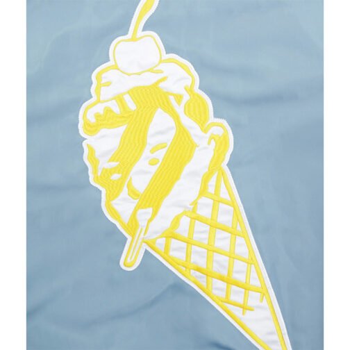 Light Blue BBC ICECREAM Baseball Jacket - Image 4