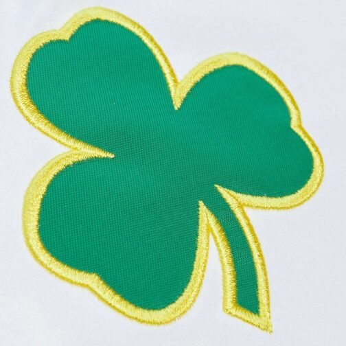 Boston Celtics Lightweight White Satin Jacket - Image 6