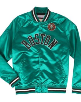 Lightweight Boston Celtics Satin Jacket