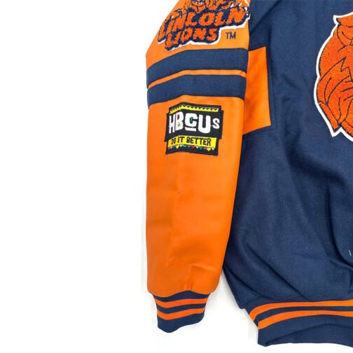 Lincoln Lions Ole Skool Letterman Jacket - Image 3