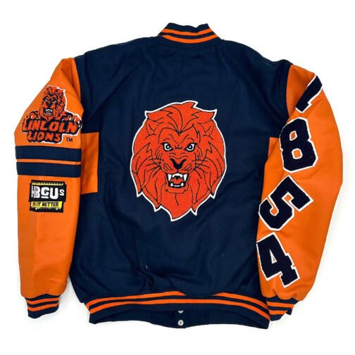 Lincoln Lions Ole Skool Letterman Jacket - Image 2