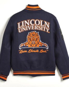 Lincoln University Exclusive Navy Varsity Wool Jacket