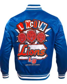 Lincoln University Homecoming Rib Satin Jacket