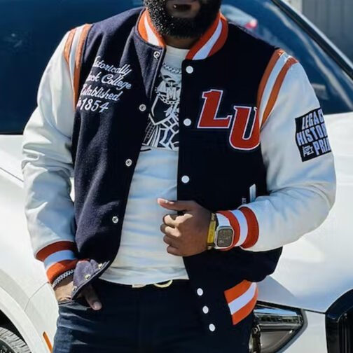 Lincoln University Motto 2.0 Letterman Jacket - Image 6