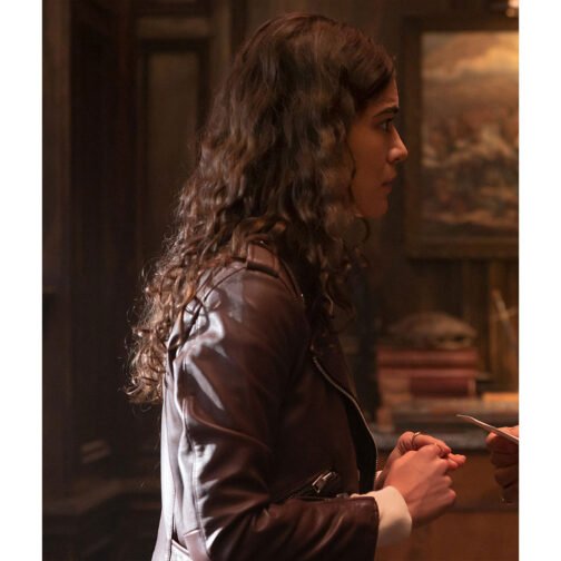Lisette Olivera National Treasure Leather Jacket - Image 4