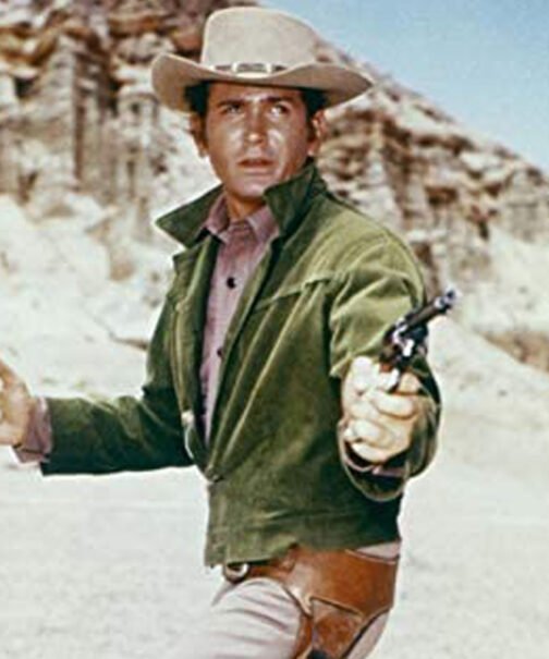Michael Landon Bonanza Green Cartwright Jacket - Image 5
