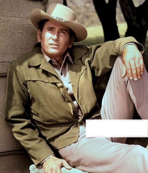 Michael Landon Bonanza Green Cartwright Jacket - Image 7