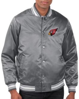 Gray Arizona Cardinals Locker Room Jacket