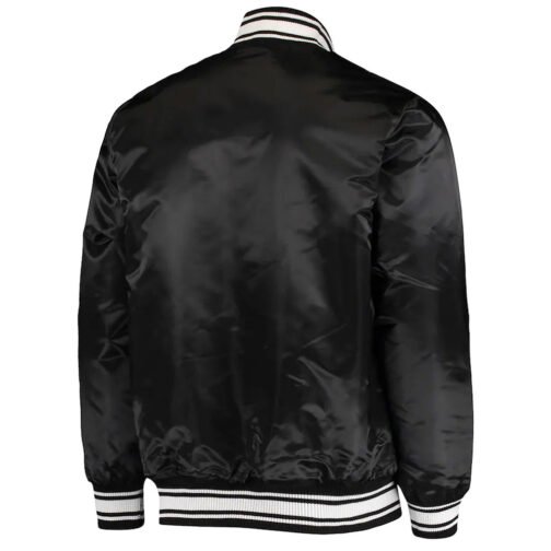 Starter Kansas City Chiefs Locker Room Red/Black Full-Snap Satin Jacket - Image 4