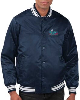 Navy Super Bowl LVII Locker Room Jacket