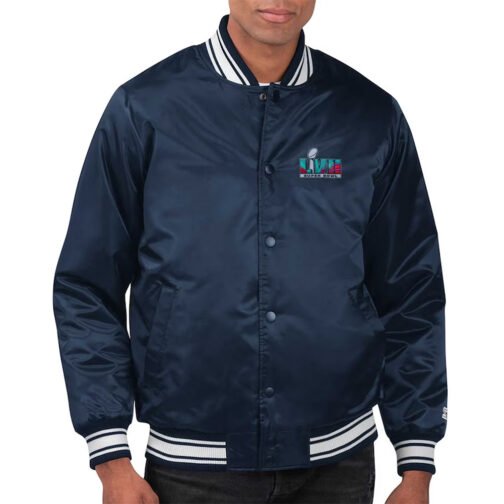 Navy Super Bowl LVII Locker Room Jacket