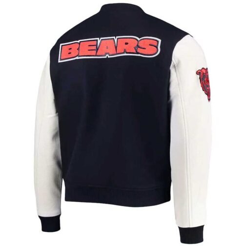 Chicago Bears Logo Letterman Jacket - Image 8