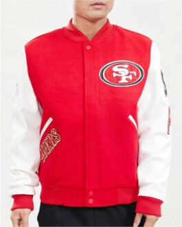 San Francisco 49ers Logo Letterman Jacket