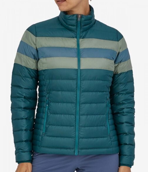 Elizabeth Tulloch Superman and Lois S02 Green Puffer Jacket