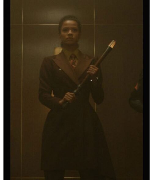 Gugu Mbatha Raw Loki Double Breasted Coat - Image 5