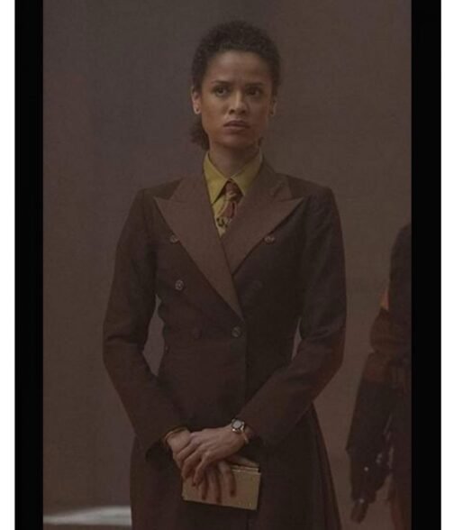 Gugu Mbatha Raw Loki Double Breasted Coat - Image 7