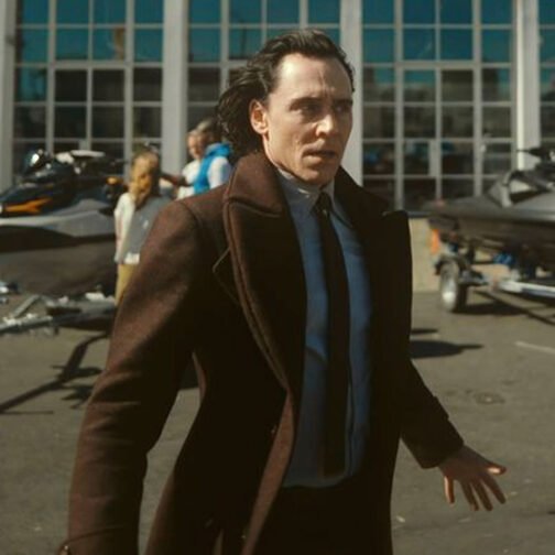 Loki Season 2 Tom Hiddleston Brown Wool Peacoat - Image 16