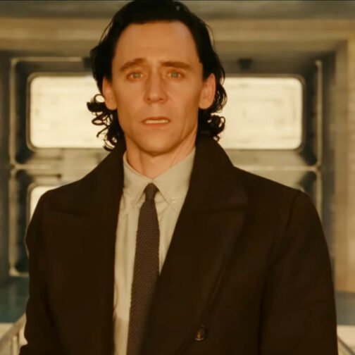 Loki Season 2 Tom Hiddleston Brown Wool Peacoat - Image 7