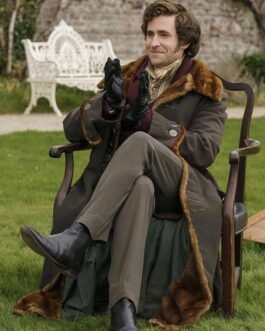 Mr. Malcolm’s List Oliver Jackson-Cohen Brown Coat