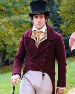 Oliver Jackson-Cohen Mr. Malcolm’s List Maroon Tailcoat