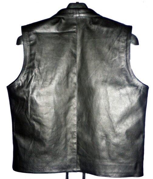 Lorne Greene Bonanza Leather Vest - Image 7