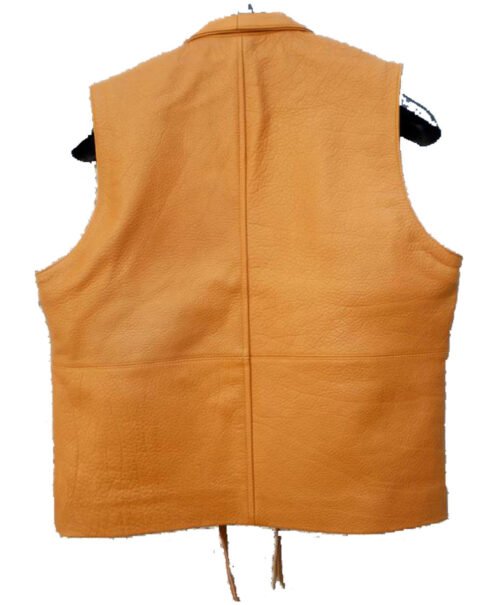 Lorne Greene Bonanza Leather Vest - Image 6