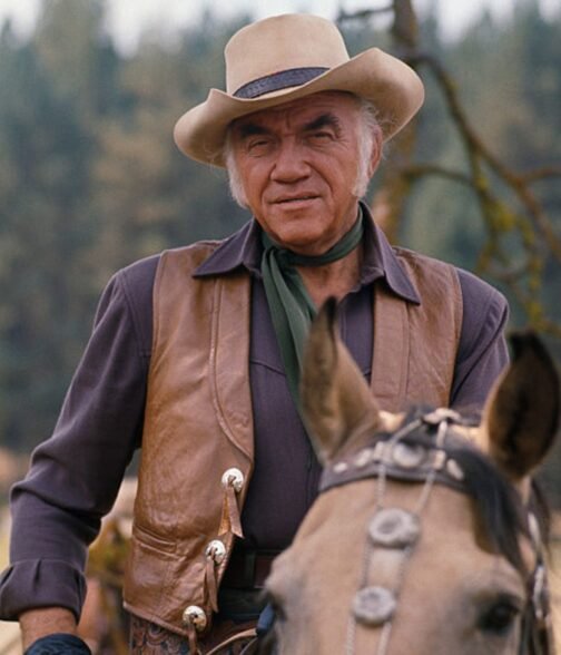 Lorne Greene Bonanza Leather Vest - Image 14