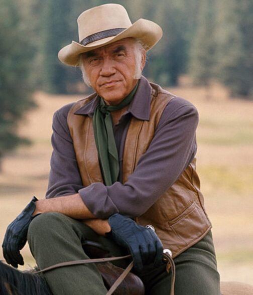 Lorne Greene Bonanza Leather Vest - Image 15