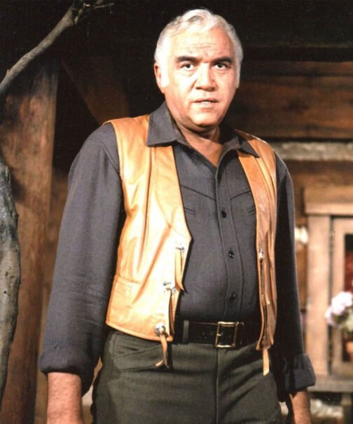 Lorne Greene Bonanza Leather Vest - Image 2