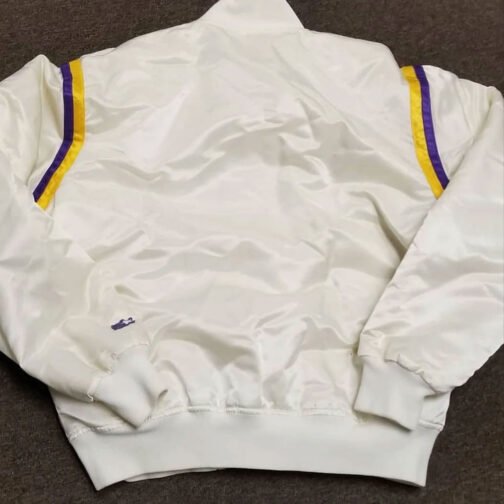 80s Lakers Los Angeles Satin Jacket - Image 6