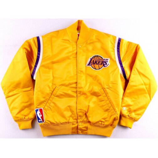 80s Lakers Los Angeles Satin Jacket - Image 7