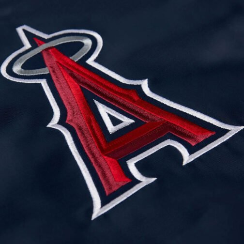 LA Angels Navy Bomber Jacket - Image 3