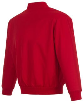 Los Angeles Angels Red Poly Twill Jacket