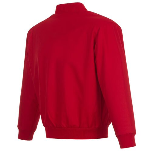 Los Angeles Angels Red Poly Twill Jacket - Image 2