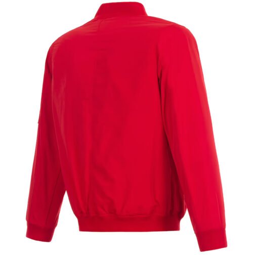 LA Angels Nylon Red Bomber Jacket - Image 2